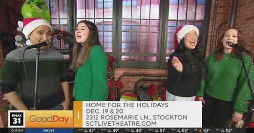 "Home for the Holidays" Concert in Stockton! 10am