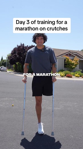 Training for a Marathon on Crutches - Day 3 Update