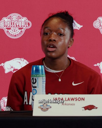 56 kills, 33 digs, and hit .325 over the last four matches. She made the most of every opportunity, just Jada being Jada 👏 | Arkansas Razorback Volleyball
