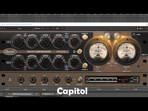 UAD Capitol Mastering Compressor vs SSL G Bus Compressor - Drum Bus