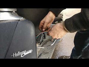 Starting up a vintage Aprilia Habana Custom