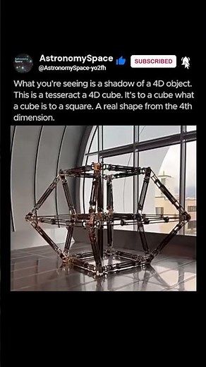What Is a Tesseract? 4D Geometry That Will Melt Your Brain 🧠📦✨ #shorts #nasa #sciencefacts