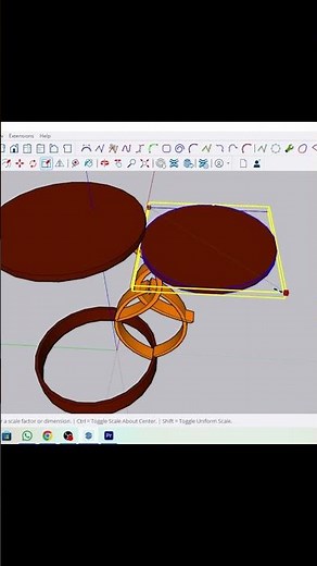Modern Coffee Table Design in SketchUp | Step-by-Step Modeling Tutorial#homedesign