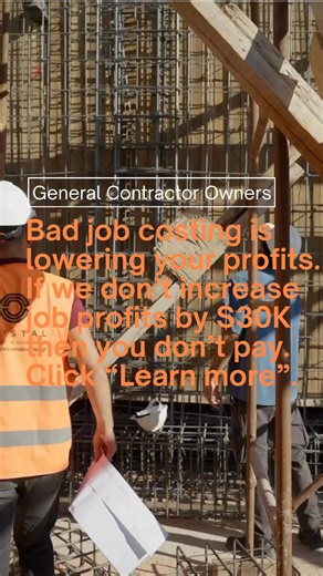 General Contractor Owners: You’re pricing jobs, chasing materials, managing subs… but at the end of the month you still can’t tell which projects made you money. We install real job-costing and project financials so you finally see the truth—your winning jobs, your losing jobs, and exactly where profit slips through the cracks. One general contractor added an extra $500,000 in profits once we fixed their job-costing and pricing structure. And if we don’t make you at least $30,000… you don’t pay.