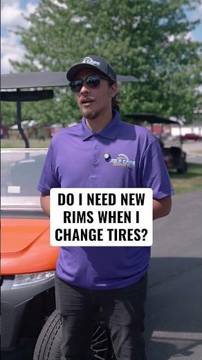 Do you Need New Rims for New Golf Car Tires? #shorts