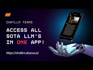 Access State-of-the-Art Large Language Models (LLM's) on Mobile with ChatLLM Teams!