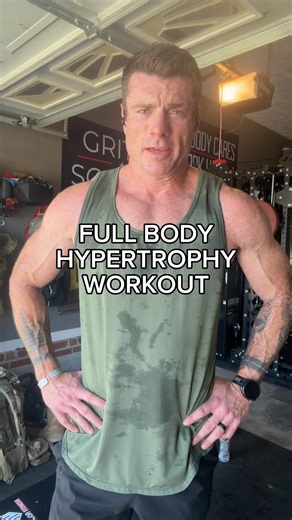 Try this Full-Body Hypertrophy Workout 🥵 💪 🔥