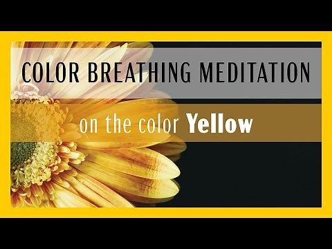 Color Breathing Technique on the Color YELLOW | 10-Minute Guided Meditation