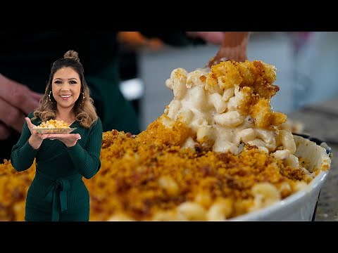 A Recipe You MUST TRY, CREAMY RESTAURANT STYLE BAKED WHITE CHEDDAR MAC AND CHEESE,Seriously the BEST