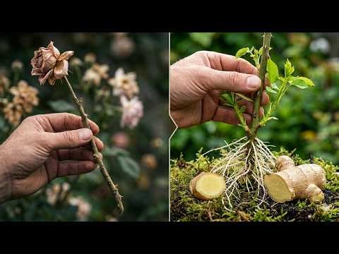 This Ginger Trick Makes Rose Cuttings Root Faster (Real Results)