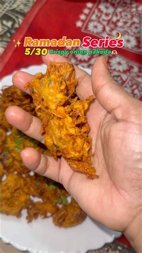 Ramadan series 5/30 crispy onion pakora #mha #centralcee #ramzanspecial