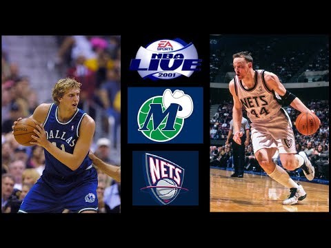 Mavs vs Nets - NBA Live 2001