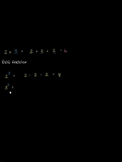 🧠✨ Üslü sayılar sandığın kadar zor değil! Kısa, net ve bol örnekle üslü sayıları birlikte öğreniyoruz. Matematiği daha anlaşılır hale getirmek için buradayız! 💪 👉 Devamı için profildeki linke göz at 📚 \u00100 ücretsiz | Khan Academy Türkçe #üslüsayılar #matematik #kolayöğrenme #kısaanlatım #ücretsizeğitim #KhanAcademyTürkçe #herşeyiöğrenebilirsin
