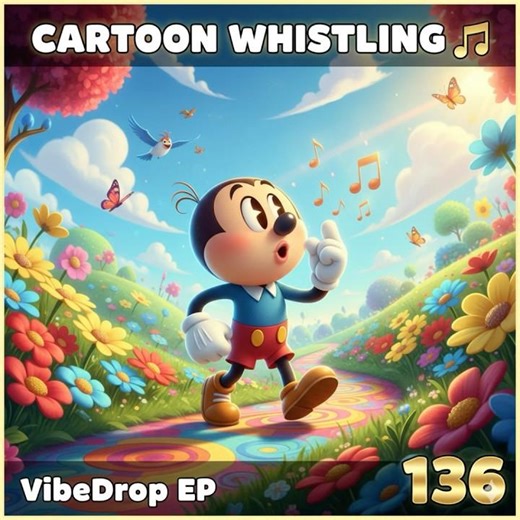 Cartoon Whistling 🎵😂 | Classic Animation Sound | #Shorts | VibeDrop #136