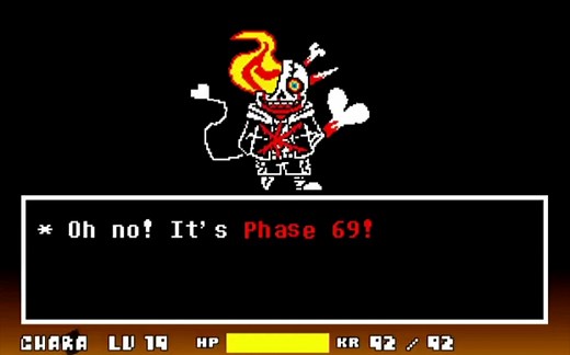 （传说之下搬运）最后一口气69段全新版 Undertale Last Breath Phase 69 but it’s outdated