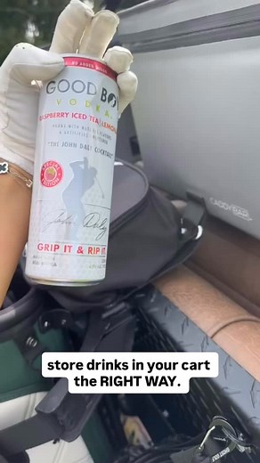 19K views | Storing @goodboyvodka just got sooo much easier with the CaddyBar SLIM Coolers  The perfect solution to your golf cart On the course, or around the neighborhood. Cmon!  | Caddybar | Facebook