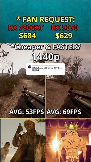 RX 9070 vs RX 7800 XT — The New KING in 1440p? FAN REQUEST 225