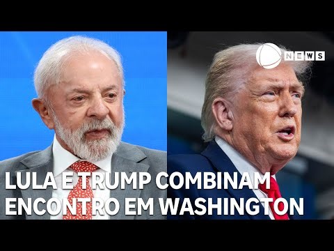 Lula conversa com Trump e combina visita a Washington