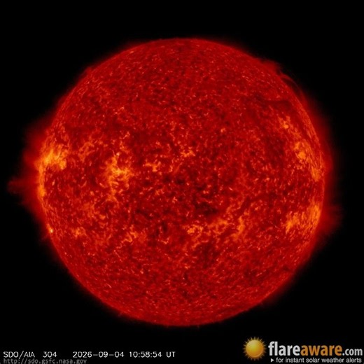 3 Sep - 4 Sep: 24 Hour Solar Activity (Earth Facing; Solar Storm, Sunspot, Solar Flare, CME)