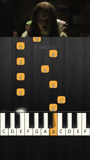 The Exorcist 👻 Tubular Bells 👻 Mike Oldfield 👻 EASY Piano Tutorial