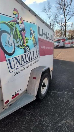 inside of U-Haul 5x8 cargo trailer
