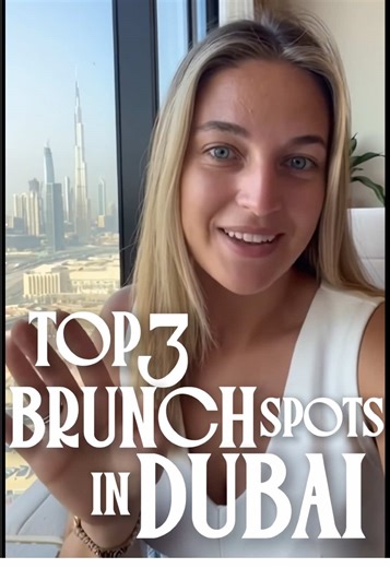 Top 3 brunch spots in Dubai 🍳 #dubai #dubaibrunch #dubailifestyle🇦🇪 #visitdubai