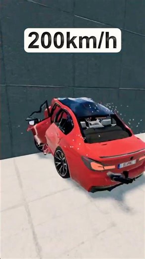 200 KMH CRASH TEST! Cars vs Wall 🏎️💥