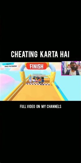 Cheating karta hai to #shortsfeed #shortsviral #gaming #cheating