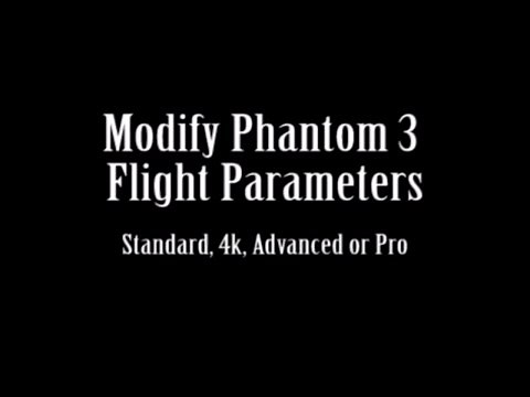 Phantom 3: How to modify flight parameters and hack height, speed, flight area restrictions
