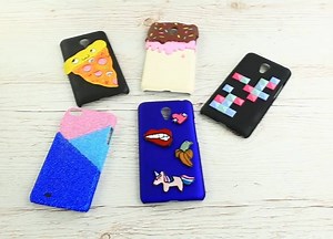 5 Incredible DIY Phone Case Ideas By: Troom Troom - easy DIY video tutorials | MetDaan DIY