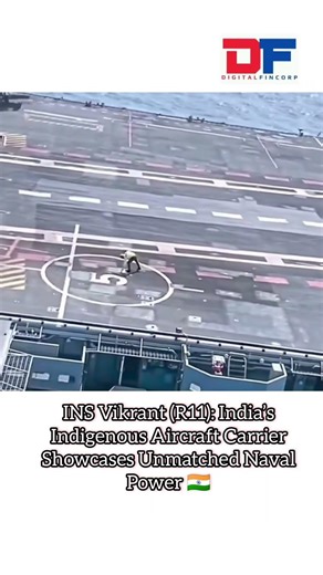 INS Vikrant (R11): India’s Indigenous Aircraft Carrier Showcases Unmatched Naval Power 🇮🇳