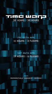 Join us for our anniversary. Sign up to be the first to receive news about the date, pre-sale and lineup releases. | Time Warp