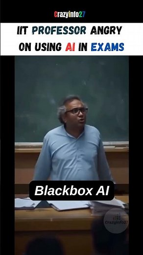 AI used in the Exam📝🤯 || IIT professor angry with the student || #shorts #iitjee #science