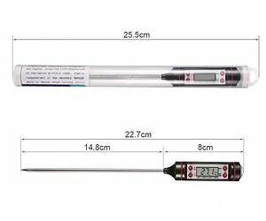 [Hot Item] Digital Meat Thermometer Cooking Food Kitchen BBQ Probe Water Milk Oil Liquid Oven Digital Thermometer Sensor Meter Thermocouple