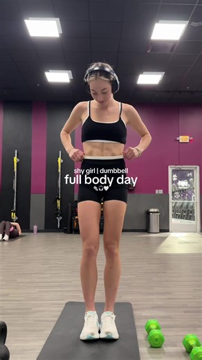 Full Body Dumbbell Workout for Shy Women