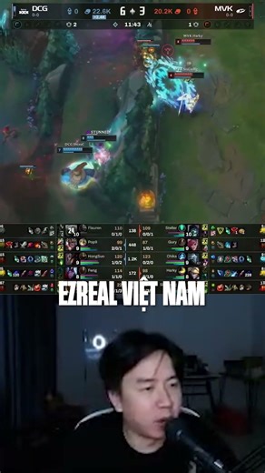 Ezreal Việt Nam #lmht #blvhoangsama #leagueoflegends #lck #shorts