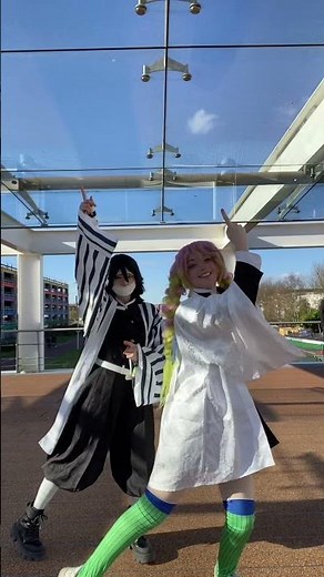 ‪@Nao2.1‬ and me boogie, down! #cosplay#demonslayer#dance#fyp#viral