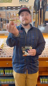 Trout Snack Tuesday // Shop Manager Bob on swinging the Conehead Sparkle Minnow #8 by Montana Fly Co. Fishing this thing on a light tip in slow deep water for slow winter fish. This fly is an awesome streamer pattern year round, they can’t resist the sparkle. #redsflyshop #troutsnacktuesday #troutsnack #flyfishingaddict #flyfishjunkie #yakimariverflyfishing #flyfishingjunky | Red's Fly Shop