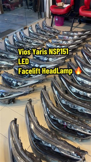 Toyota Vios Yaris NSP151 LED Facelift Headlamp Review