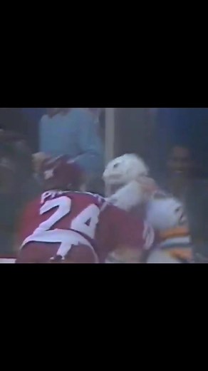 Flashback to 1987, when the Detroit Red Wings Bob Probert and Boston Bruins Jay Miller took on each other live at the Boston Garden. Don't forget to follow Historical Sports Goon for more retro sports-related content #nhl #hockey #stanleycup #reels | Historical Sports Goon