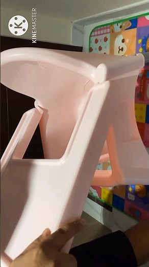 IKEA ANTILOP Highchair tray installation #ikea #ikeahighchair #babyhighchair #highchair #shortsvideo