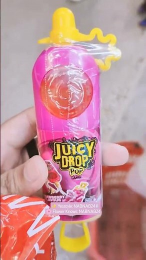 Juicy Drop Pop Candy Sweet Fruity Snack Review #Candy #Shorts #Viral #SnackReview #FYP #CandyTok #YT