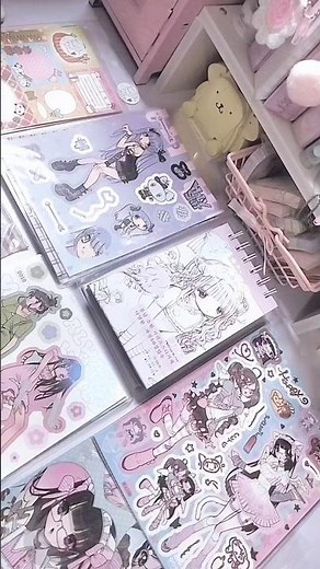 how come they look so pretty 😭✨#asmr #journal #sticker #stationery