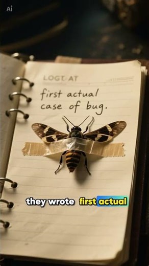 Real bug inside a computer !