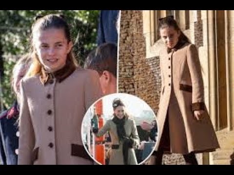 Princess Charlotte steps out in mini replica of Kate Middletons coat from her first royal engagement