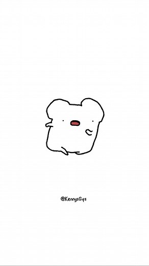 KennysGifs on Instagram: "Motivated 🏃❤️ Made using @procreate on iPad Pro Sticker available now on @giphy #cuteart #coupleart #animation"