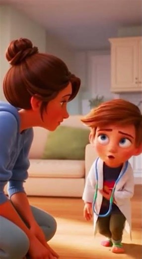 “When your kid becomes a ‘doctor’… and chaos begins! 😂🩺”