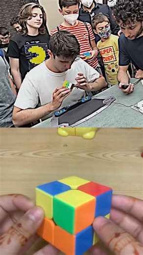 Rubiks Cube Solve In 1 Sec 🥶😱#cubing #puzzle #rubikscube #shorts