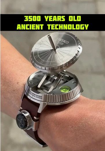 🏛️🗿3500 Years Ancient SEIKO Sundial Watch #seiko #seikowatch #sundial #ancient #watches 📽️: @IWS