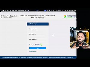 NTA VERY URGENT✅|JEE Main 2026 Admit Card Link Generated✅😁|Jee Main Admit Card Anytime Soon